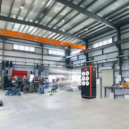 v9-6-Air conditioner cooling effect drawing in the factory